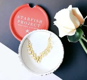 Authentic Ellen Degeneres STARFISH PROJECT 14K Gold-Plated Bracelet Be Kind Collection