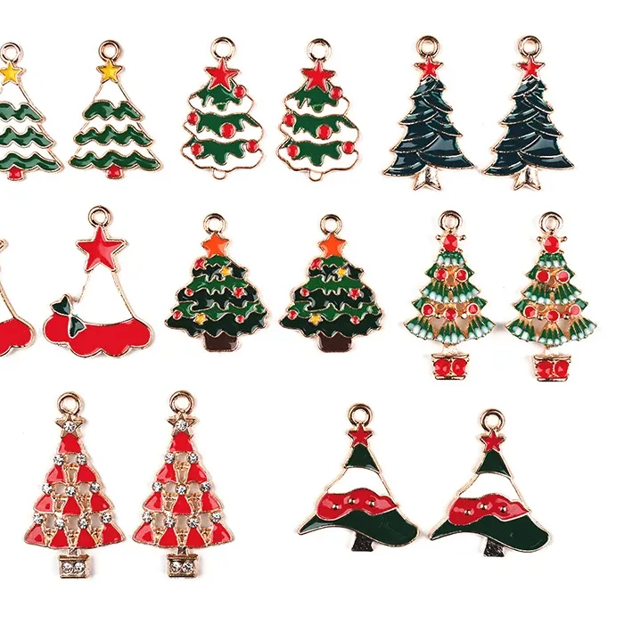 Authentic Whispers of Winter: Eight Enchanted Trees Adorned with Ruby Radiance