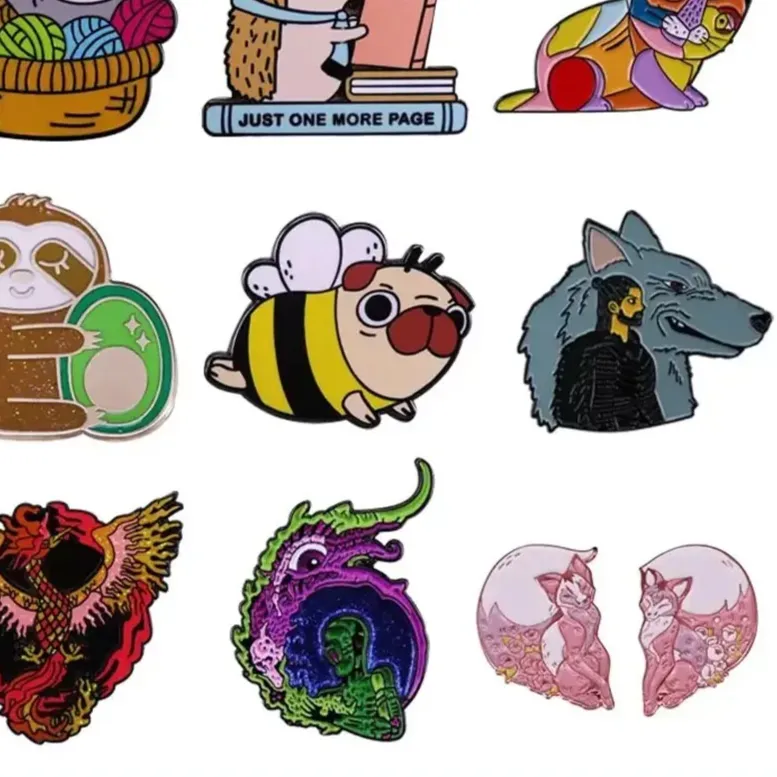 Authentic Menagerie of Whimsey - Sacred Animal Spirit Totem Enamel Talismans