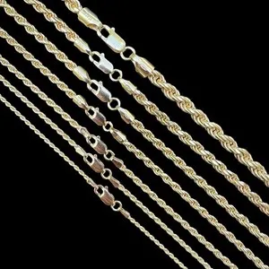 Authentic The Eternal Weaver Rope Chain - 14k Gold Over Sterling Silver Conduit of Infinite Flow