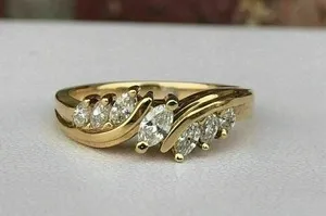 Authentic Celestial Marquise Sovereignty Ring - Radiance of Eternal Union Amulet