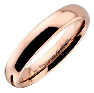 Authentic The Celestial Union Band: Rose Gold Plated Tungsten Ring of Eternal Resilience