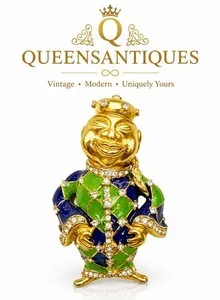 Authentic CINER 18K Gold Plated Enamel & Pavé Crystal Buddha Brooch