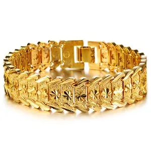 Authentic The Sovereign Gold Chain: Carved Bangle of Strength and Fortitude