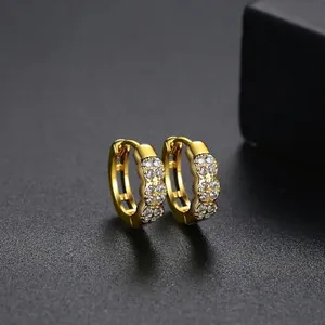Authentic Celestial Orbs of Radiant Light: Gold-Plated Hoop Talismans