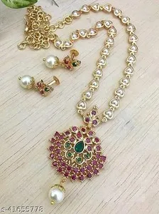 Authentic The Bollywood Bride's Sacred Pearl Ensemble - A Mystical Journey