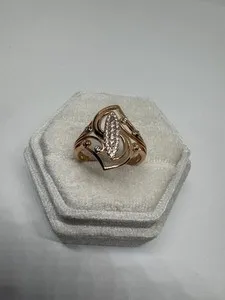 Authentic The Golden Epoch Estate Ring - Sacred Heritage 14K Rolled Gold Talisman Size 9