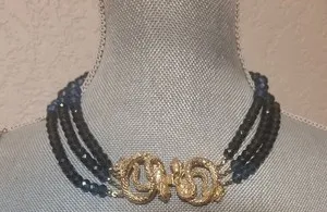 Authentic Snake's Vigilant Vigour: Triple Crystal Blue Australian Opulence