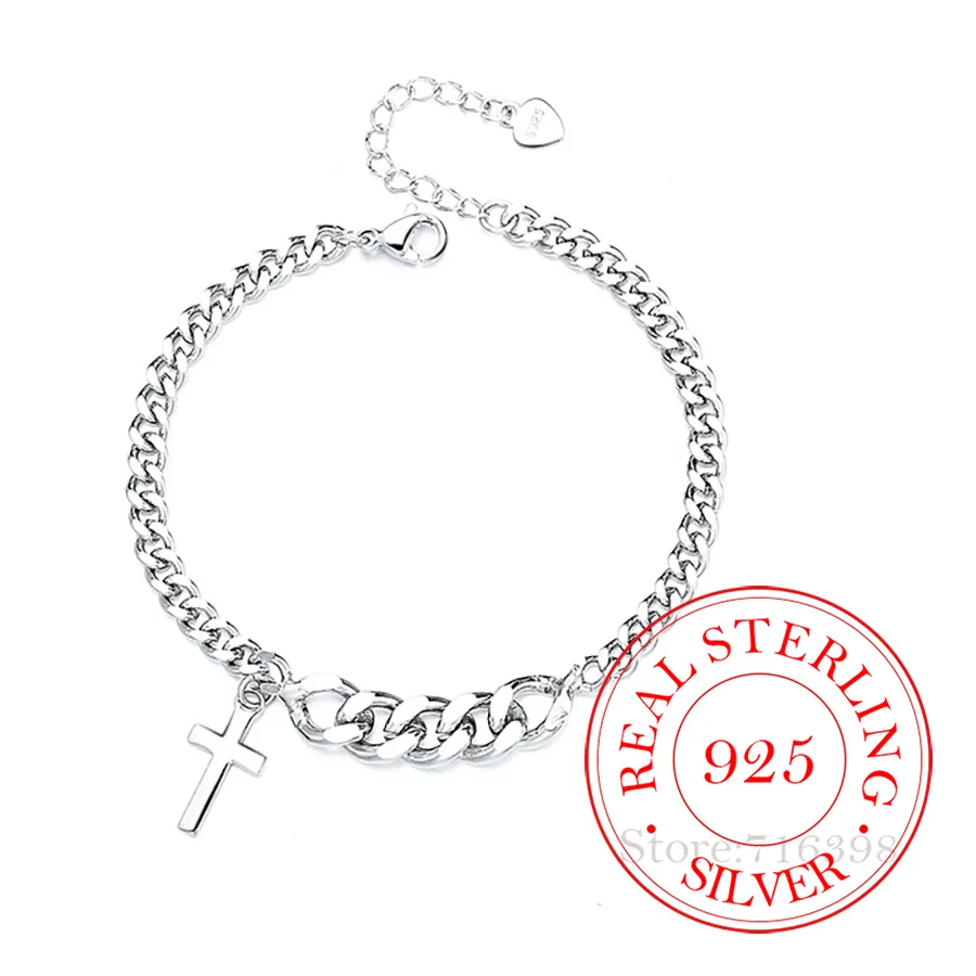 Authentic The Sanctified Link: Sterling Silver Cross Talisman