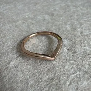 Authentic Celestial Wishbone Talisman - Manifestation & Destiny Gold-Plated Ring (Size 6)