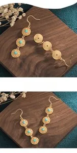 Authentic Celestial Turquoise Drops: A Whisper of Ancient Skies