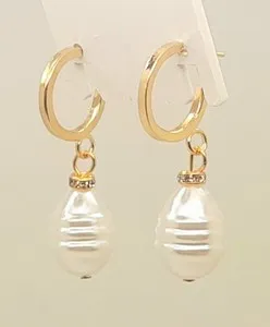 Authentic Gleaming Luminance Pearl Hoop Talismans