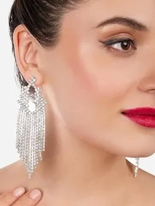 Authentic Ethnic Gold Plated Earrings for Women Jewelry Indian Royal Designer