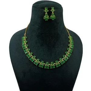 Authentic Emerald Sovereignty Bridal Parure - Sacred South Indian Temple Radiance