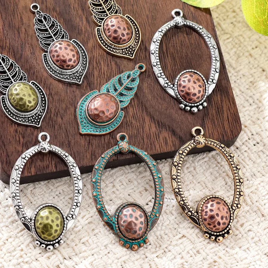 Authentic Bohemian Earth Star Vintage Stone Talisman - Sacred Ancestral Pendant for Intuitive Jewelry Making