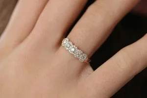 Authentic 2 Ct Round Simulated Diamond Women's Engagement Band Ring 14k Yellow Gold Plated