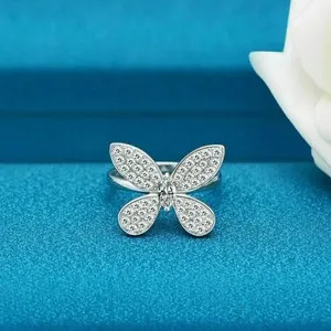 Authentic Celestial Butterfly Marquise Transformation Ring - Radiant 14K Gold-Plated Manifestation Talisman