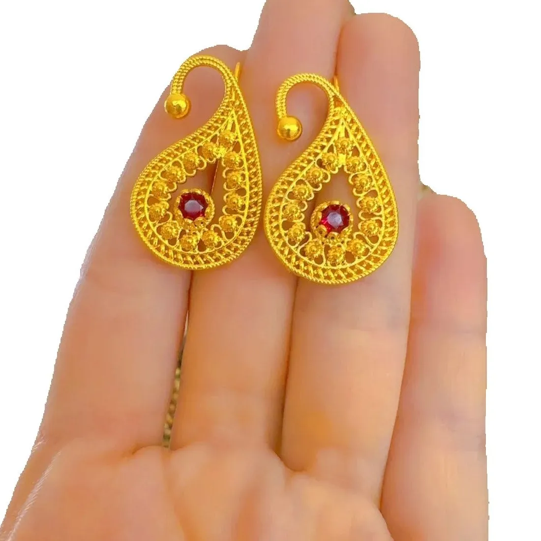 Authentic Whispers Of Ophir Radiant Gold- Plated Oracle Earrings