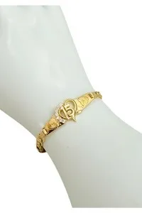 Authentic Gold Plated Quinceanera 15 Bracelet with Zirconia Sweet 15 Jewelry