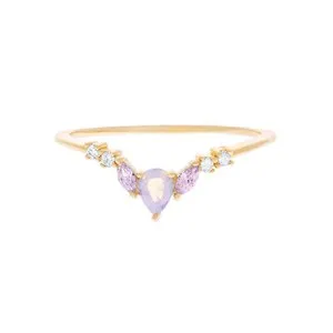 Authentic The Sweet Like Honey Golden Aura Stacking Ring