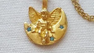 Authentic Celestial Wings: Angelic Guardian Amulet