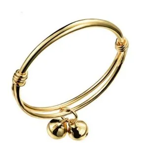 Authentic The Celestial Chime: Aurum-Blessed Infant Protection Bangle