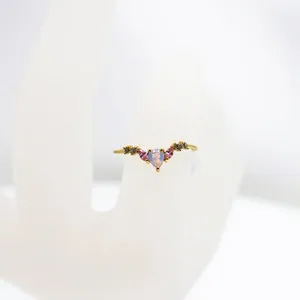 Authentic The Sweet Like Honey Golden Aura Stacking Ring