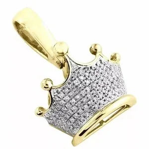 Authentic The Sovereign Crown Moissanite Talisman in 14K Gold Finish