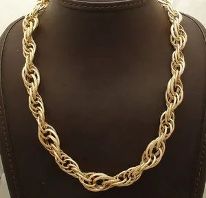Authentic The Golden Continuum Interlocked Oval Chain