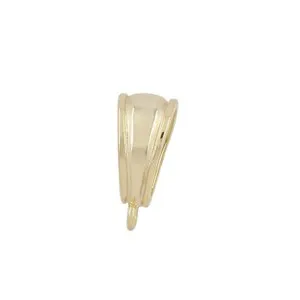 Authentic 14kt Gold Plated Sterling Silver Slider Pendant Clasp Bail Connector #99671