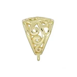 Authentic The Celestial Anchor: Radiant Gold-Plated Sacred Bail