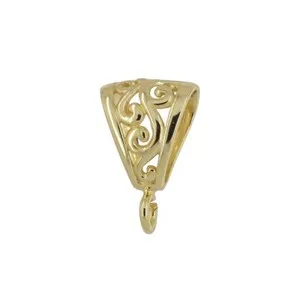 Authentic Radiant Nexus: Gold-Plated Silver Amulet Link