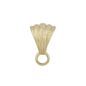 Authentic The Golden Nautilus Gateway: 14KT Gold-Plated Sterling Silver Slider Bail