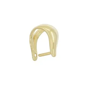Authentic Unlocking Elegance - A Sterling Silver Bail Clasp Slider