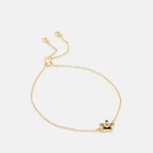 Authentic Coach Bracelet C4273 Wildflower Slider Gold Plated NWT $78
