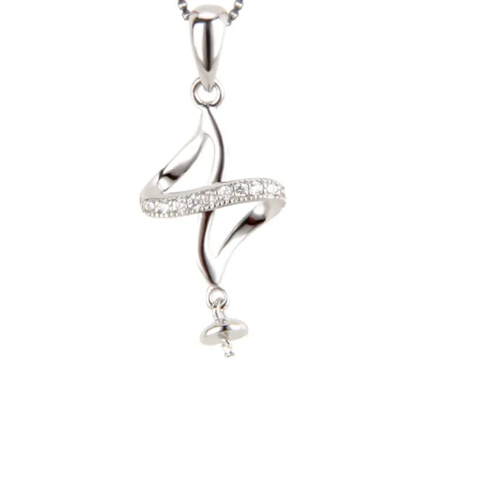 Authentic The Luminous Spiral: Sterling Silver and Zircon Pearl Vessel