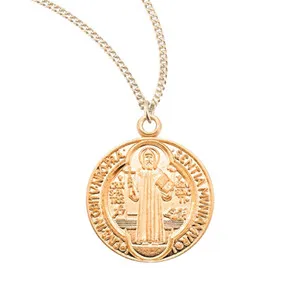 Authentic Sanctuary of Grace: The St. Benedict Gold-Plated Jubilee Talisman