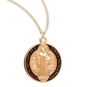 Authentic Sacred Protection: Round St. Benedict Jubilee Charm, Shielding Blessings