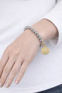 Authentic Saint Benedict Religious Women Gold Plated Bead Bracelet