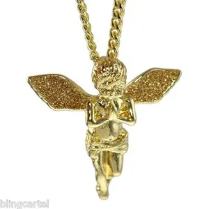 Authentic Celestial Guardian Cuban Link: The Stardust Winged Amulet