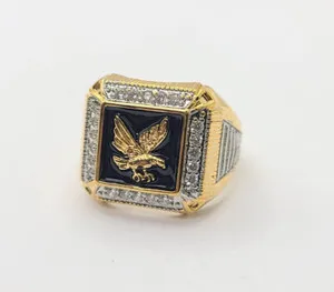 Authentic The Sovereign Sky Talisman: 14k Gold Plated Eagle Wing Ring