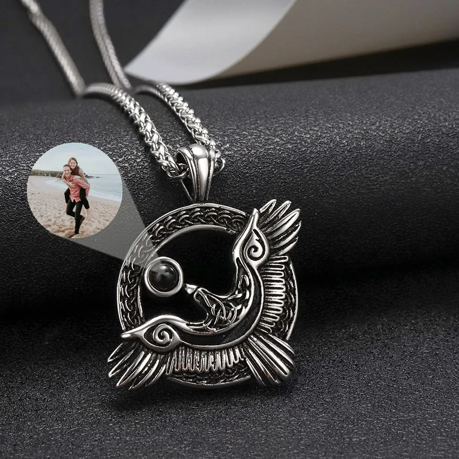 Authentic The Infinite Memory Projection Pendant in Polished Stainless Steel
