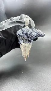 Authentic The Celestial Ursine: 3.50CT Lab-Created Sapphire Bear Talisman in 14K White Gold Finish