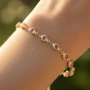 Authentic The Whispering Rose: Gilded Chain of Grace and Affection