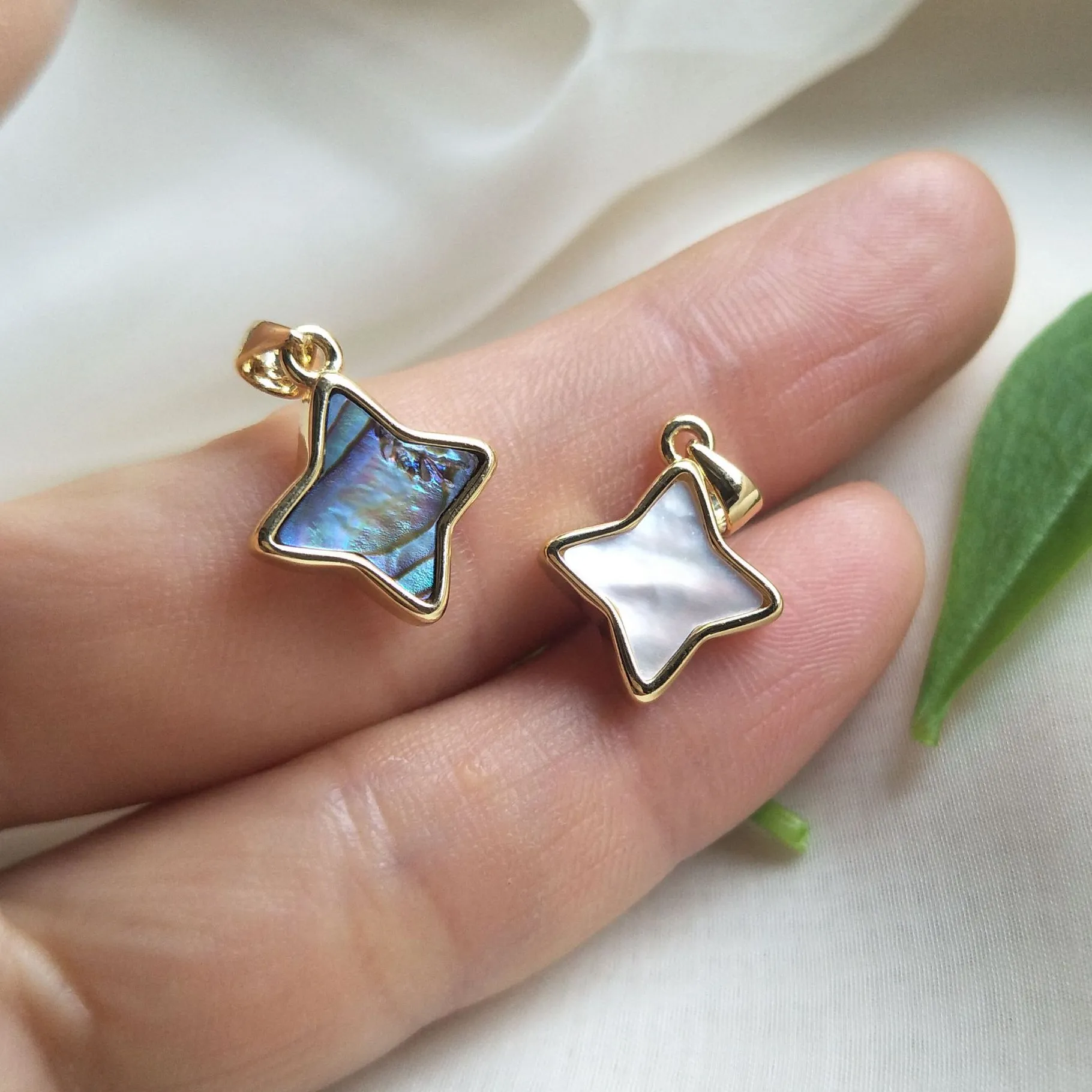 Authentic Celestial Tide Abalone Star Crux - Mother of Pearl Sacred Navigational Talisman