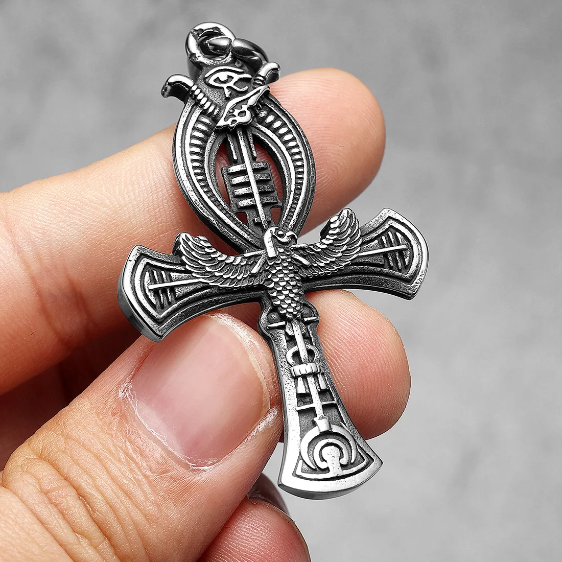 Authentic The Ankh of Eternal Breath: Sacred Crux Ansata Pendant