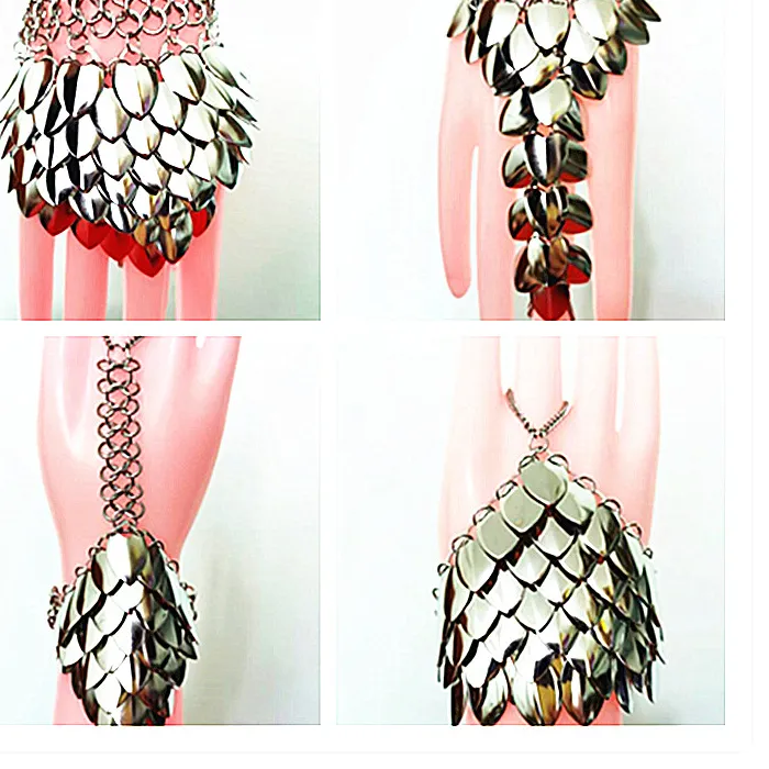 Authentic The Siren’s Shimmer: Ethereal Fish Scale Hand Chain