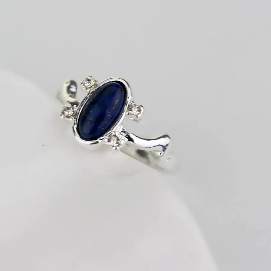 Authentic Midnight Sun Lapis Crystal Ring – Elena’s Daylight Talisman of Healing and Protection