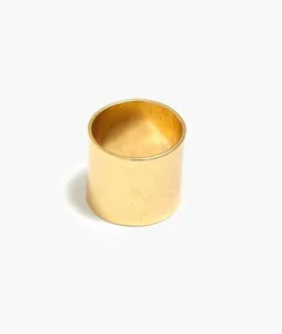 Authentic Madewell antique gold-plated wide band ring size 7 minimalist statement