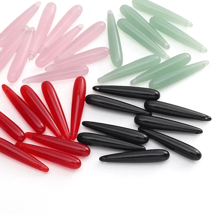 Authentic Teardrops of the Ether Resin Pendants Set